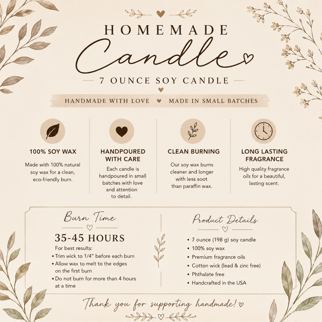 Autumn Harvest Soy Candle